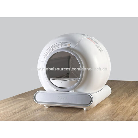 Faible Bruit App Wifi Télécommande Grande Capacité Litière Pour Animaux Meubles Auto-Nettoyant Intelligent Automatique Bac À Litière Pour Chat