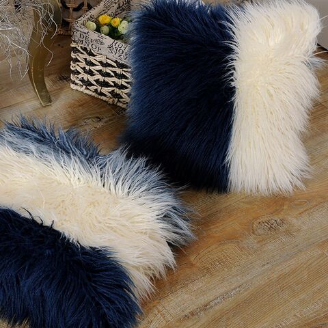 Couverture en acrylique tricotée en peluche personnalisée, de luxe, super douce, décorative et extra douce en fausse fourrure, MU à prix économique