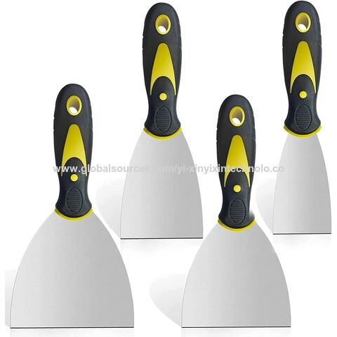 Espátula de Acero Inoxidable, 2" 3" 4" 5", Herramienta para Raspar Pintura y Papel Tapiz, para Extender Masilla y Mortero, Enmasillado