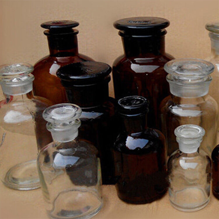 30ml60ml Amber Color Reagent Bottle Glass Apothecary Glass Bottle Jars ...