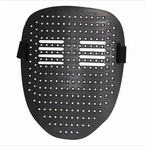 Mascarilla facial LED dinámica para fiestas de Halloween, celebraciones festivas, eventos, cambio de color, OEM China