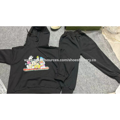 Großhandel Kinderbekleidung Trainingsanzug Designer Marken Sport Dekodierter Kapuzenpullover Sweatshirt Bekleidung Zubehör Kinder