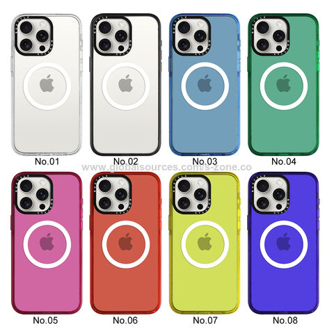 Coque de téléphone magnétique antichoc écologique avec anneau de caméra amovible pour iPhone 16 Pro Max 15 14 13 12 SE3 iPhone16, idéale pour l'impression