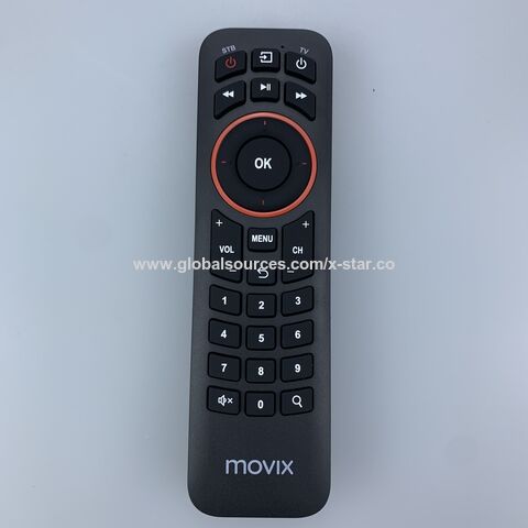 جهاز تحكم عن بعد مُخصص من الشركة المصنعة لتلفزيون DVB، ومراقبة الحماية الأمنية
