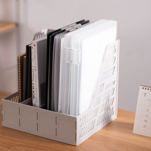 Caja de almacenamiento de documentos y datos de papel de prueba A4 de plástico transparente al por mayor