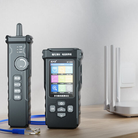 Medidor de Cabo Óptico JJ OPM Localizador Visual de Falhas Testador PoE Testador de Cabo de Rede Equipamento de Fibra Óptica