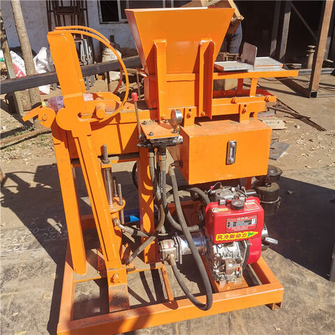 JJ Mexiko Automatische Diesel Eco Brick Making Machine für Bauarbeiten