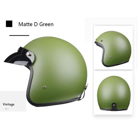 Capacete aberto de fornecedor, capacete retro 3/4 com certificação DOT, CE para motocicleta