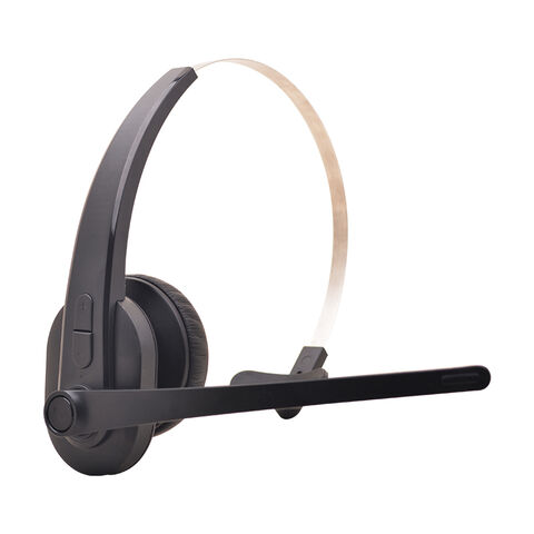 Trucker Bluetooth Headset, V5.3 Wireless Headset mit verbessertem Mikrofon AI Geräuschunterdrückung, On Ear Bluetooth Kopfhörer mit Stummschaltung