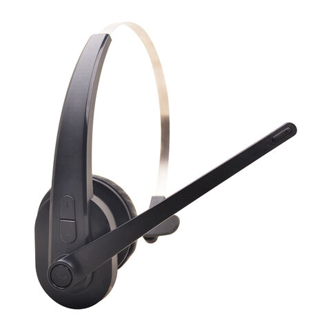 Trucker Bluetooth Headset, V5.3 Wireless Headset mit verbessertem Mikrofon AI Geräuschunterdrückung, On Ear Bluetooth Kopfhörer mit Stummschaltung