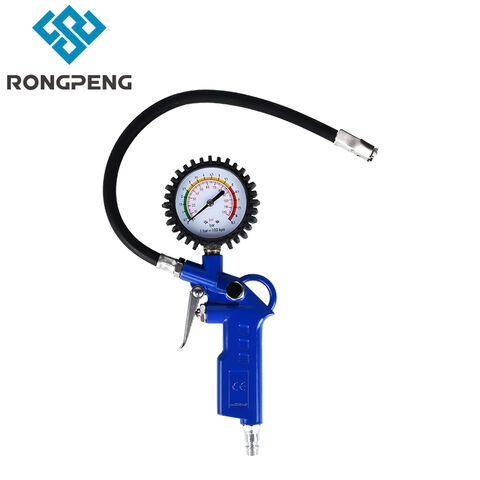Inflador de Neumáticos Portátil Pistola Bomba de Aire RongPeng R8037 Herramientas Neumáticas Ligeras para Coche, Furgonetas, Motocicletas