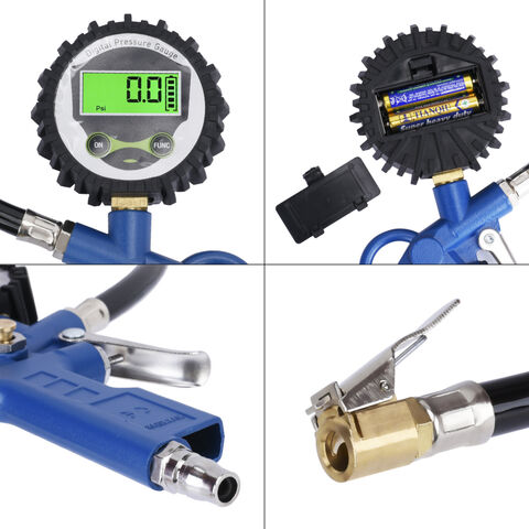 Inflador de Neumáticos Portátil Pistola Bomba de Aire RongPeng R8037 Herramientas Neumáticas Ligeras para Coche, Furgonetas, Motocicletas