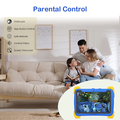 Tableta Infantil Android C Idea 13 | 10 Pulgadas HD | 4GB RAM 64GB ROM | Control Parental | Funda Protectora Incluida | Para Niños Y Niñas Tablets Para Niños