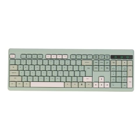Teclado inalámbrico ergonómico para oficina de negocios con batería de larga duración, venta al por mayor de fábrica