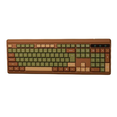 Teclado inalámbrico ergonómico para oficina de negocios con batería de larga duración, venta al por mayor de fábrica