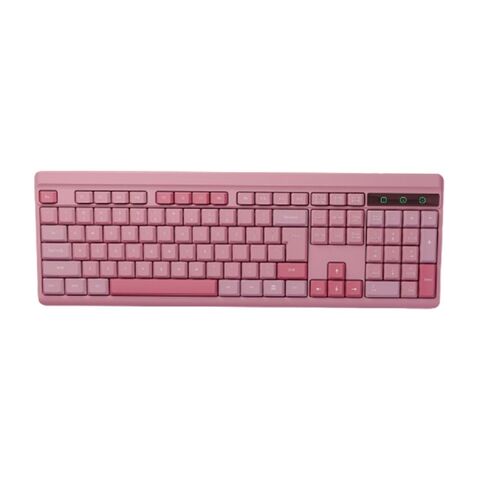 Teclado inalámbrico ergonómico para oficina de negocios con batería de larga duración, venta al por mayor de fábrica