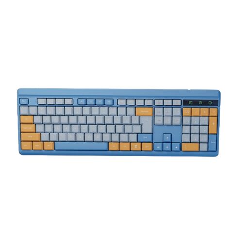 Teclado inalámbrico ergonómico para oficina de negocios con batería de larga duración, venta al por mayor de fábrica