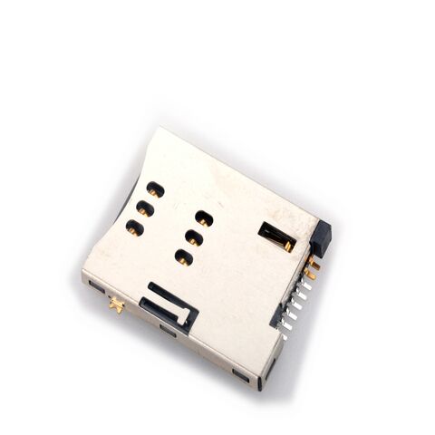 Connecteur de Carte SIM MUP 6PIN + Interrupteur, Type SMT Push-Push pour Traceurs IoT