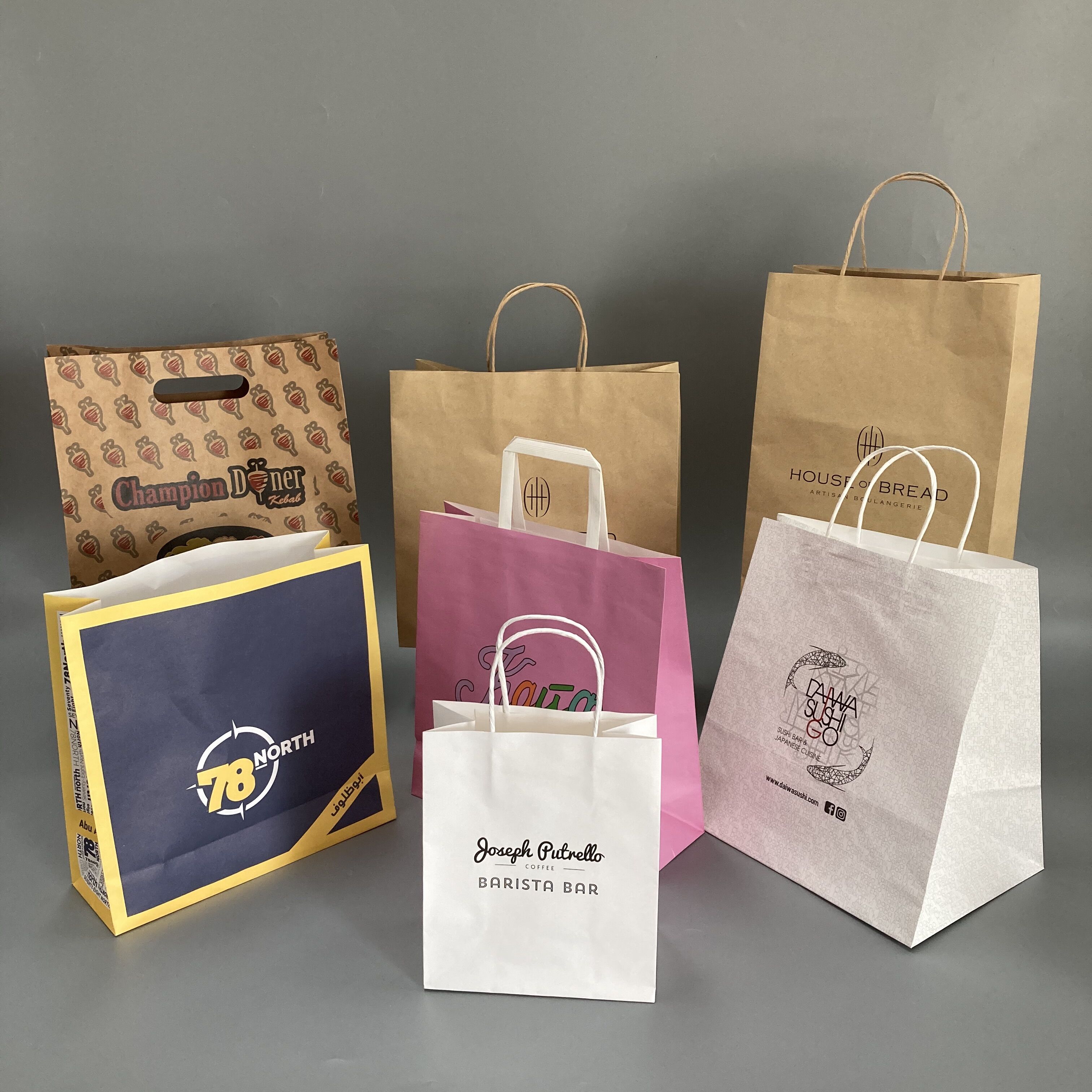 Custom Food Grade Grease Proof Kraft Paper Bag For Food Wholesale ...