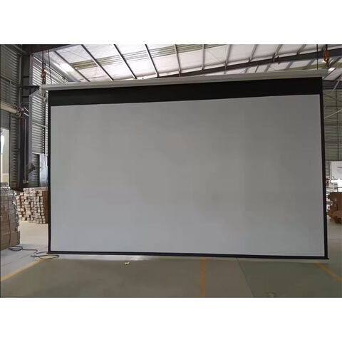 Écran de projection de prix usine écran de projecteur mural manuel 100 pouces