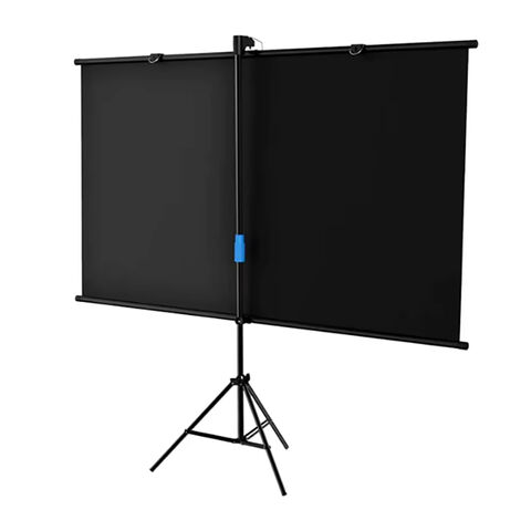 Usine Portable Trépied Projecteur Écran 100 Pouces 4:3 Trépied Stand Écran De Projection Intérieur Extérieur
