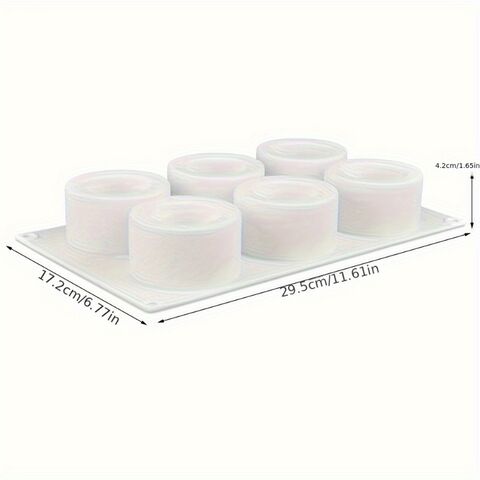 Molde de silicona multiusos de 6 cavidades para decoración de pasteles y mousse, herramienta de horneado en oferta promocional