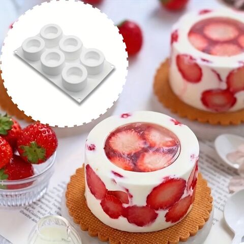 Molde de silicona multiusos de 6 cavidades para decoración de pasteles y mousse, herramienta de horneado en oferta promocional