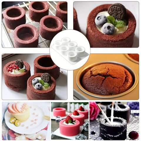 Molde de silicona multiusos de 6 cavidades para decoración de pasteles y mousse, herramienta de horneado en oferta promocional