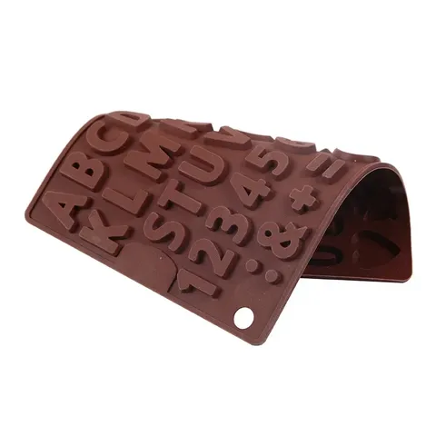 Moldes de Silicona para Números de Chocolate al por Mayor para Decoración de Pasteles, Accesorios y Utensilios de Cocina en Promoción