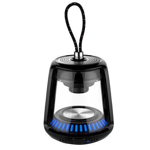 Haut-parleur Bluetooth TWS Portable avec Éclairage d'Ambiance Tendance et Design Musical Visible Élégant