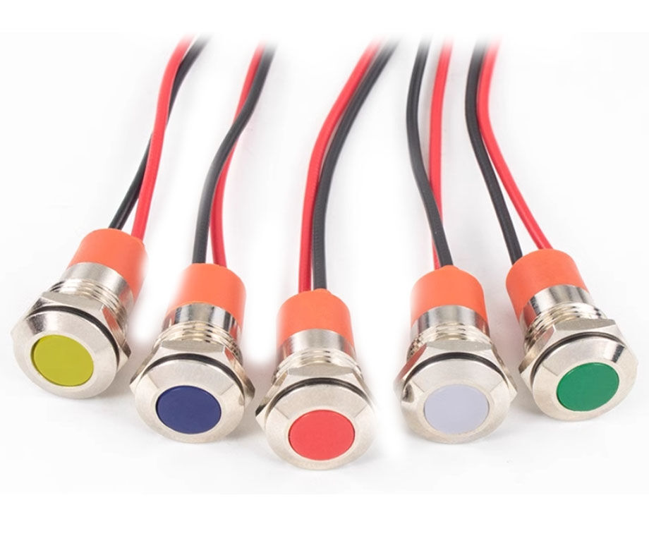Small Indicator Led Array High Quality And Durable Stock 10mm Flat Head Led Power Supply ...