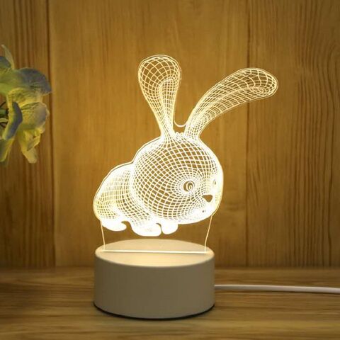 Factory Price New Year's Birthday Gift Creative 3D Night Light Decoration