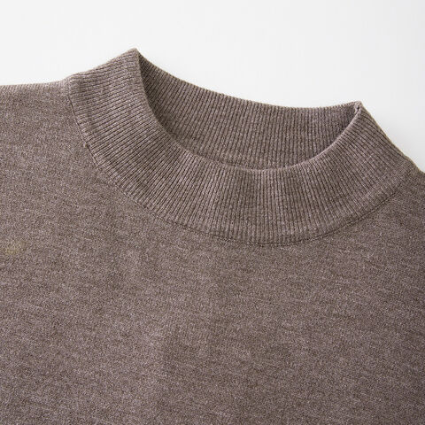 Herren Strickpullover mit halbem Rollkragen in Unifarben für Herbst und Winter im Großhandel - Vielseitiger Herrenpullover