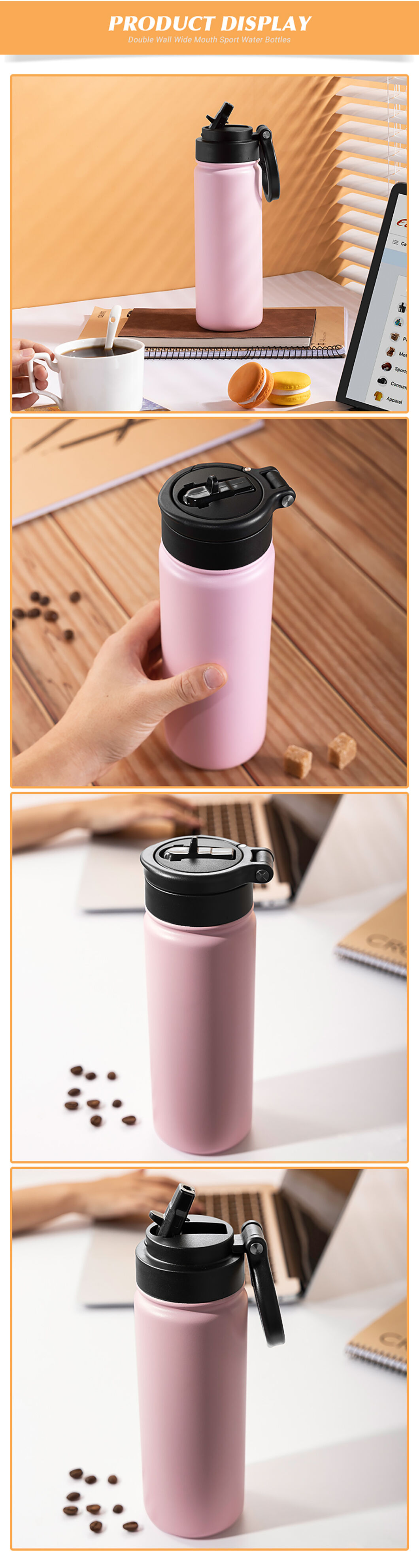 Buy China Wholesale 32oz Double Wall Vacuum Insulated Water Bottle With ...
