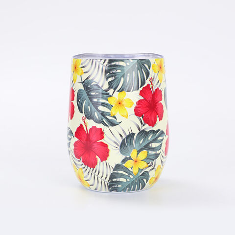 Venta al por mayor de taza aislada de acero inoxidable 304 portátil en forma de U de 12 oz
