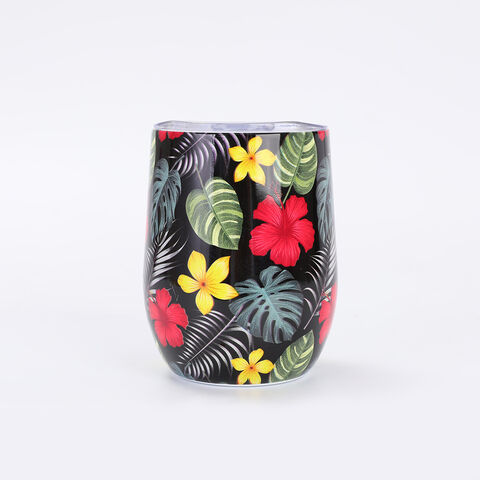 Venta al por mayor de taza aislada de acero inoxidable 304 portátil en forma de U de 12 oz