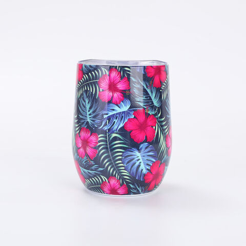 Venta al por mayor de taza aislada de acero inoxidable 304 portátil en forma de U de 12 oz