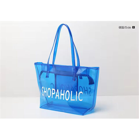 Günstige, lässige, transparente PVC-Tragetasche für Damen - Schulterhandtasche für Damen im Großhandel