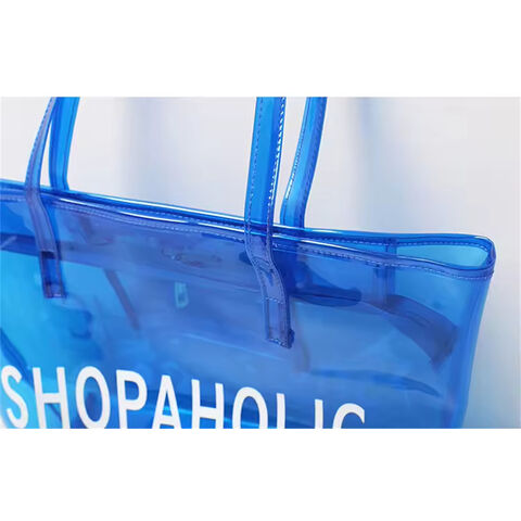 Günstige, lässige, transparente PVC-Tragetasche für Damen - Schulterhandtasche für Damen im Großhandel