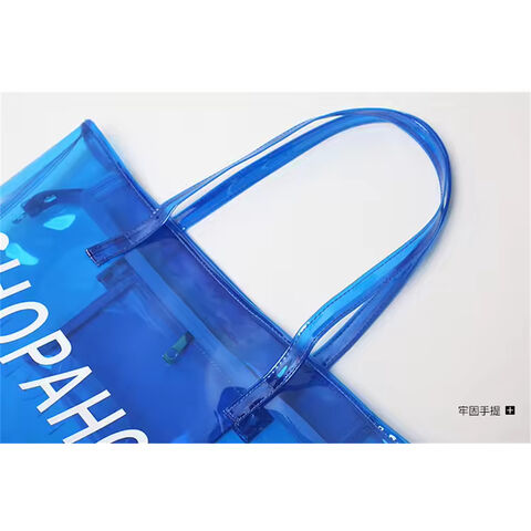 Günstige, lässige, transparente PVC-Tragetasche für Damen - Schulterhandtasche für Damen im Großhandel
