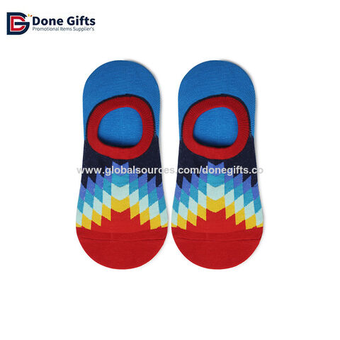 Service OEM Chaussettes de cheville pour hommes, fabriquées en coton, chaussettes courtes, chaussettes de sport invisibles pour la course