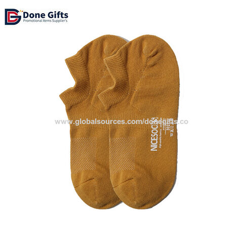 Service OEM Chaussettes de cheville pour hommes, fabriquées en coton, chaussettes courtes, chaussettes de sport invisibles pour la course