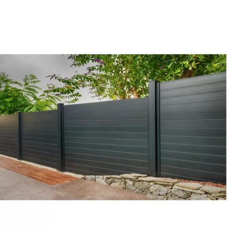 Fabrikorientierte Aluminium-Gartenzaun-Lamellen, günstiges Aluminium-Geländersystem nach Maß, neue Produkte.