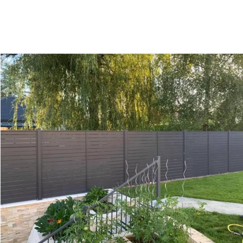 Fabrikorientierte Aluminium-Gartenzaun-Lamellen, günstiges Aluminium-Geländersystem nach Maß, neue Produkte.