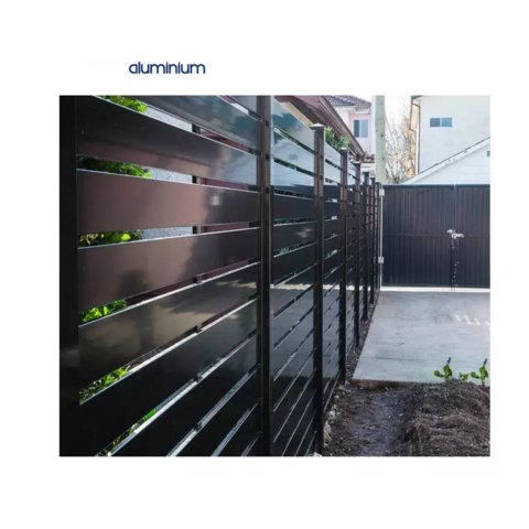 Fabrikorientierte Aluminium-Gartenzaun-Lamellen, günstiges Aluminium-Geländersystem nach Maß, neue Produkte.