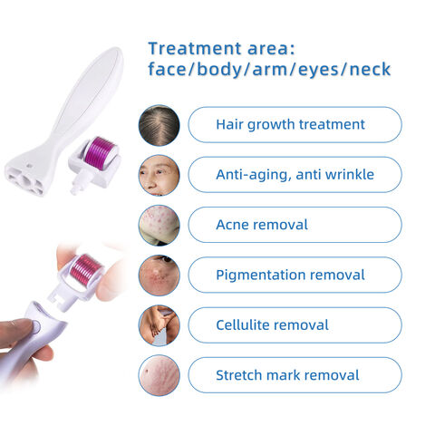 BOWKET Micro Needle Roller Massageroller MTS Micro Needle Induktives therapeutisches Instrument für den Heimgebrauch Microneedles Roller