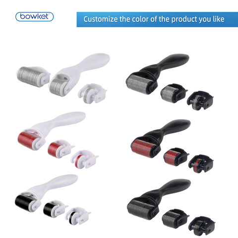 BOWKET Micro Needle Roller Massageroller MTS Micro Needle Induktives therapeutisches Instrument für den Heimgebrauch Microneedles Roller
