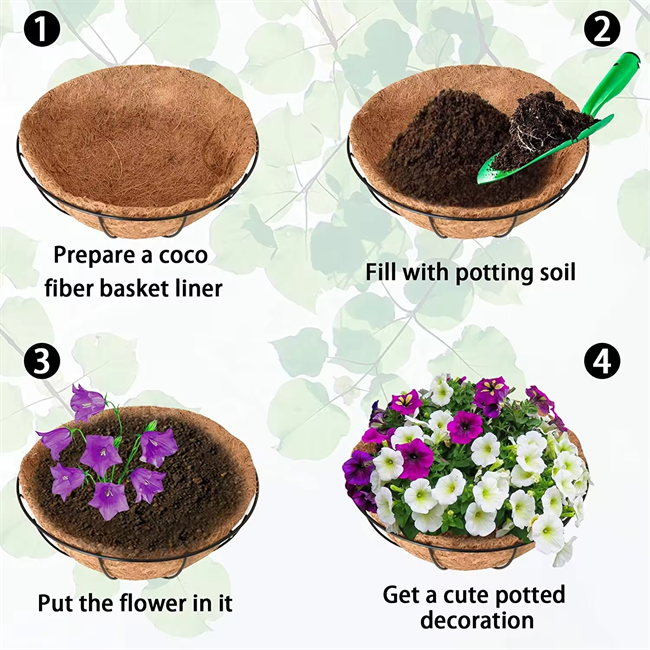 Wholesale Coco-fiber Hanging Baskets For Gardening - Expore China ...