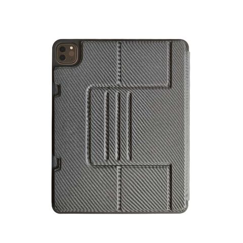 Étui folio multi-support avec clavier Bluetooth rétro-éclairage pour iPad