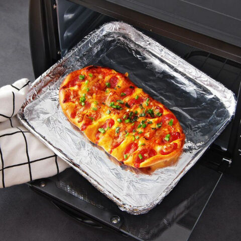 Rollo grande de papel de aluminio para hornear comercial grueso, impresión personalizada, grado alimenticio, cocina doméstica